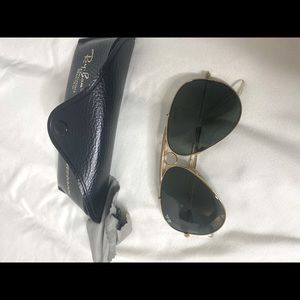 Ray-ban aviator small frame with brown nose bar